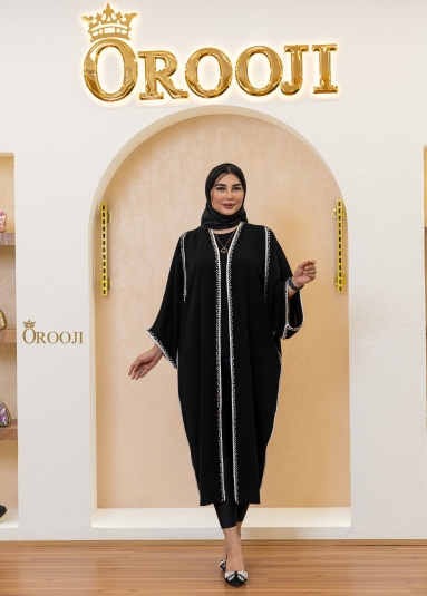 عبای فیورا نقره ای  1