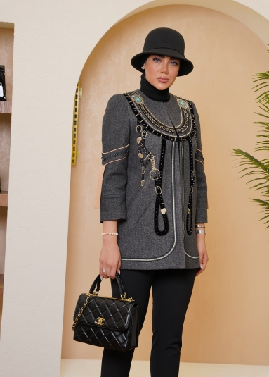 پالتو زنجیری ذغالی 1