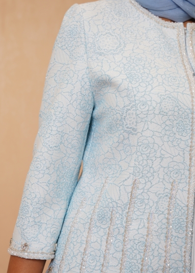 کت سارافون گلرخ آبی 1