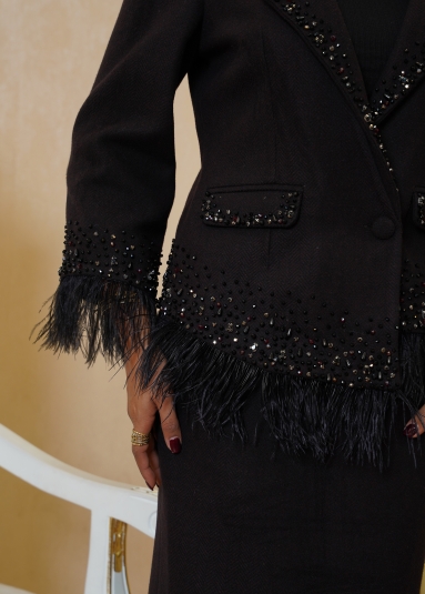 کت دامن فوتر پر مشکی 1