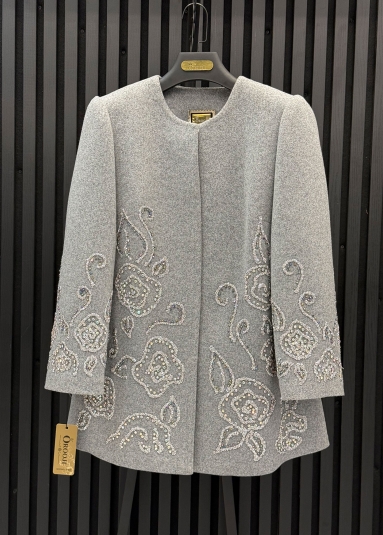 فوتر رز جواهردوزی طوسی روشن 1