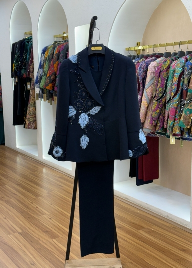 کت زرین سرمه ای 1