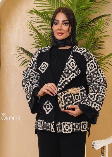 رگلان گیپور مربع سفید مشکی