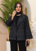 رگلان ژاکارد زنبوری مشکی 4