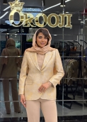 کت دیباج شامپاینی طلایی 2
