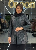 هندسی زمردی تیره 1