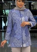 هندسی آبی کاربنی 2