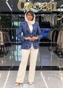 دیباج آبی تیره 1